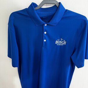 Busch Light Nike Mens Golf Polo Large